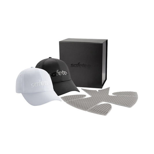 Safetee Golf Caps.