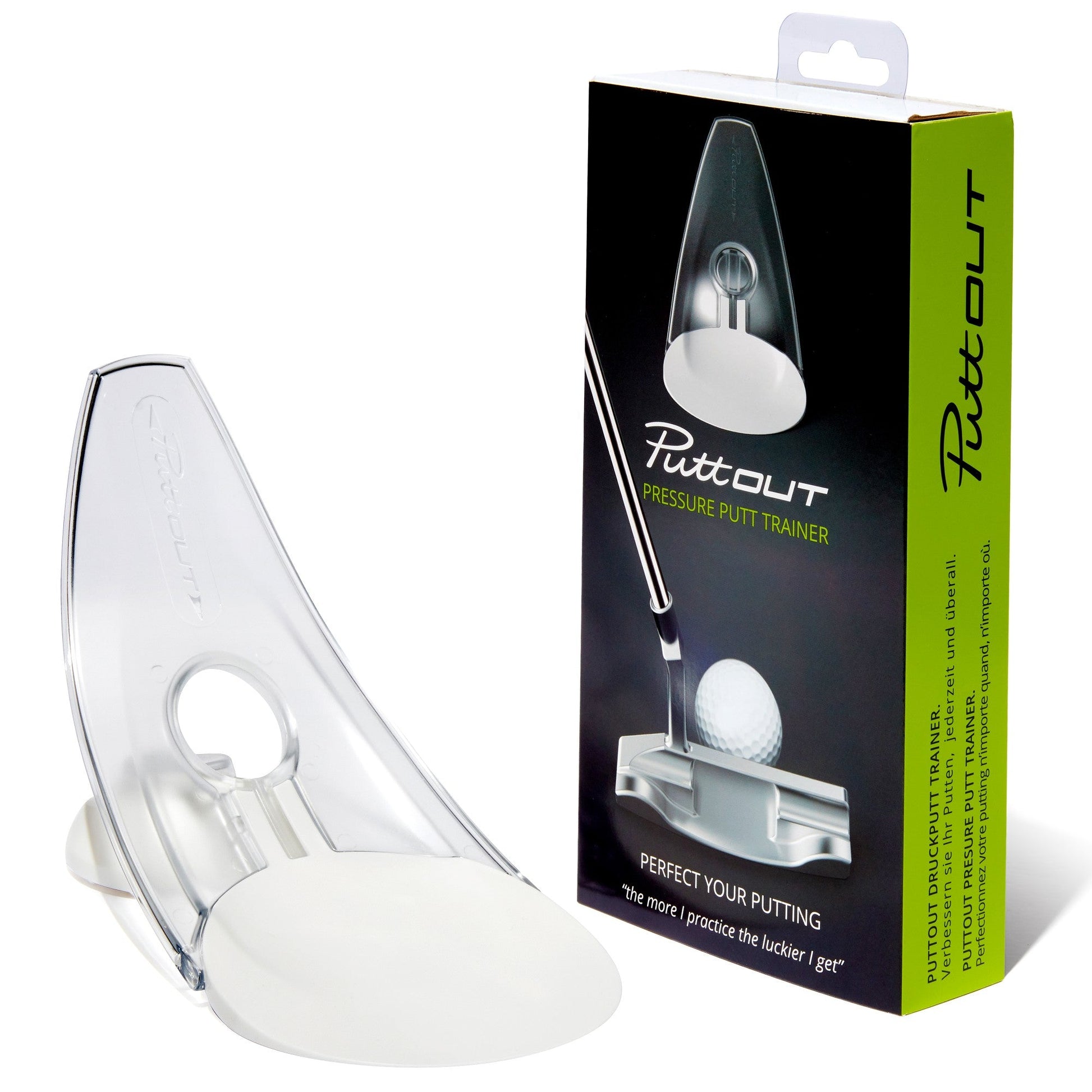 PuttOUT Pressure Putt Trainer.