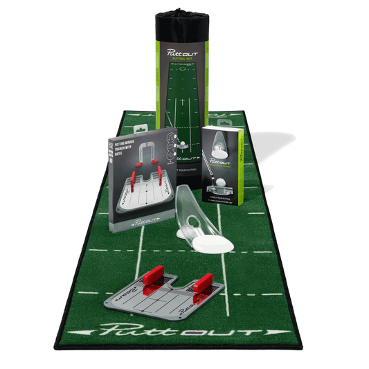 PuttOUT Complete Studio Set Golf Mat.