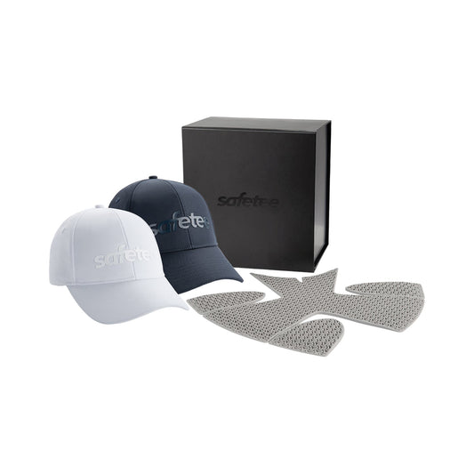 Safetee Golf Caps.