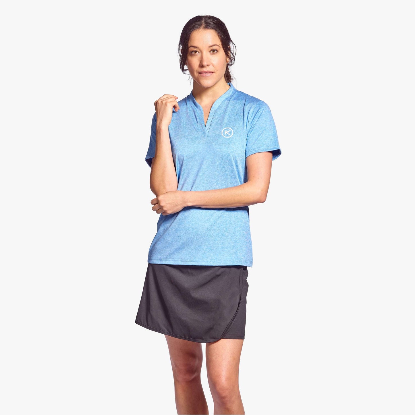 Kymira Golf Surge Mandarin Collar Shirt – Power Meets Precision.