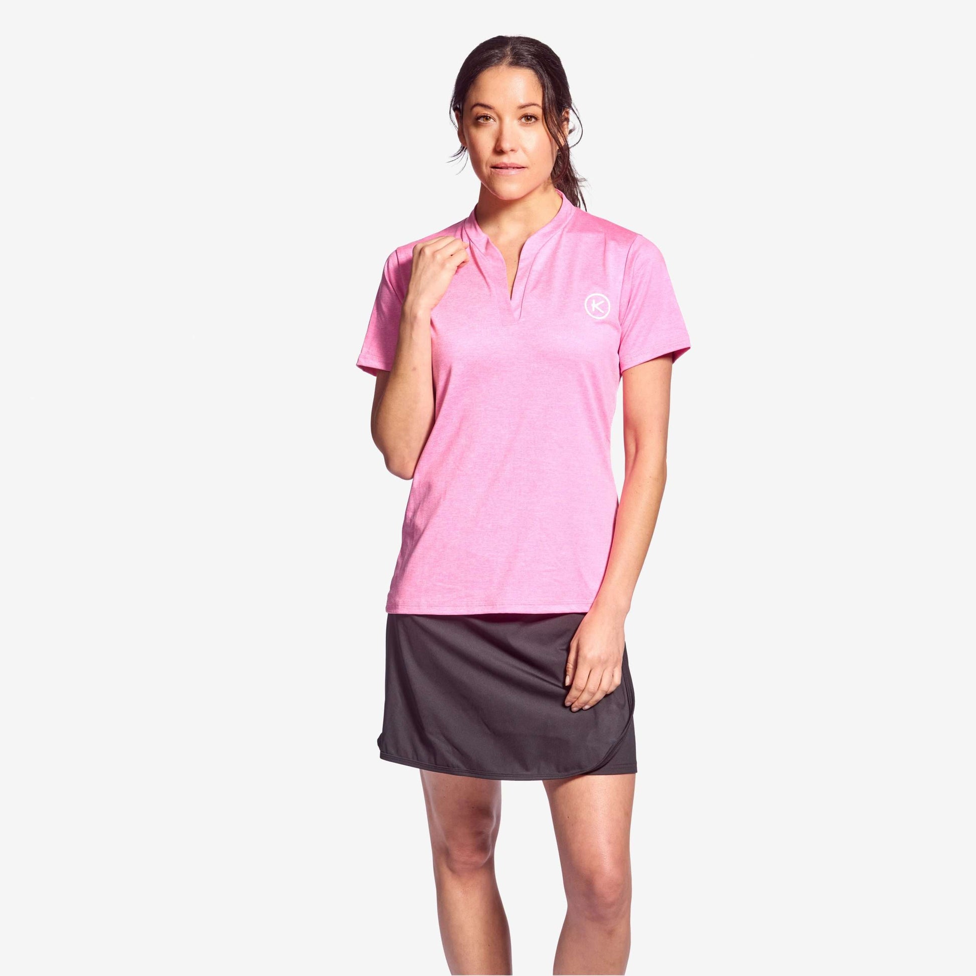 Kymira Golf Surge Mandarin Collar Shirt – Power Meets Precision.