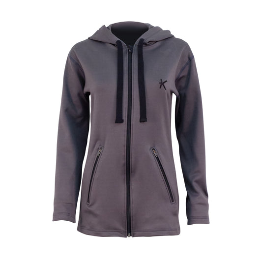 Kymira Infrared Zipped Fleece Hoodie for Women.